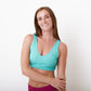 Havasu Bikini Top - Ribbed Turquoise - FINAL SALE - S and M Only