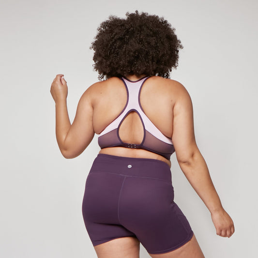 Sculpt Support Bra - Soft Orchid/Eggplant - FINAL SALE