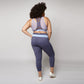 Lux Paradise Capris - Light Navy/Peri - FINAL SALE