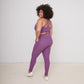 Ribbed Shakti Leggings - Berry
