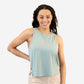 Open Back Tank - Sage - FINAL SALE