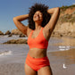 Page High Waisted Swim Bottoms - Poppy - FINAL SALE