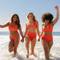 Page High Waisted Swim Bottoms - Poppy - FINAL SALE