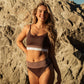 Luna Bikini Bottoms - Chocolate Twilight - FINAL SALE