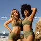 Havasu Bikini Top - Hideaway Olive - FINAL SALE