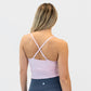Skin Adjustable Crop Top - Pink Lemonade Houndstooth