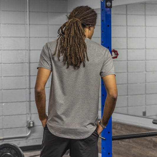 All Day Tee - Heathered Gray - Senita Athletics