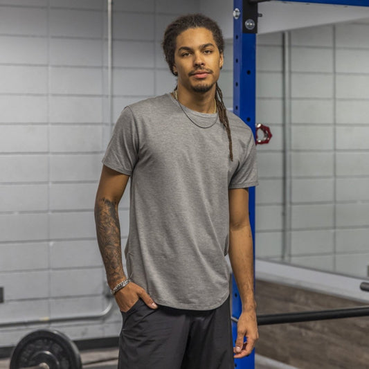 All Day Tee - Heathered Gray - Senita Athletics