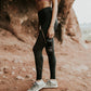 Alpine Laser Cut Leggings - Black - Senita Athletics