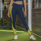 Barre Mesh Leggings - Navy/Margarita - Senita Athletics