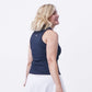 Match Point Polo Tank - Navy - FINAL SALE