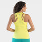 Bella Ribbed Tank - Highlighter Yellow - FINAL SALE