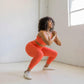 Beyond Seamless 7/8 Capris - Coral - Senita Athletics