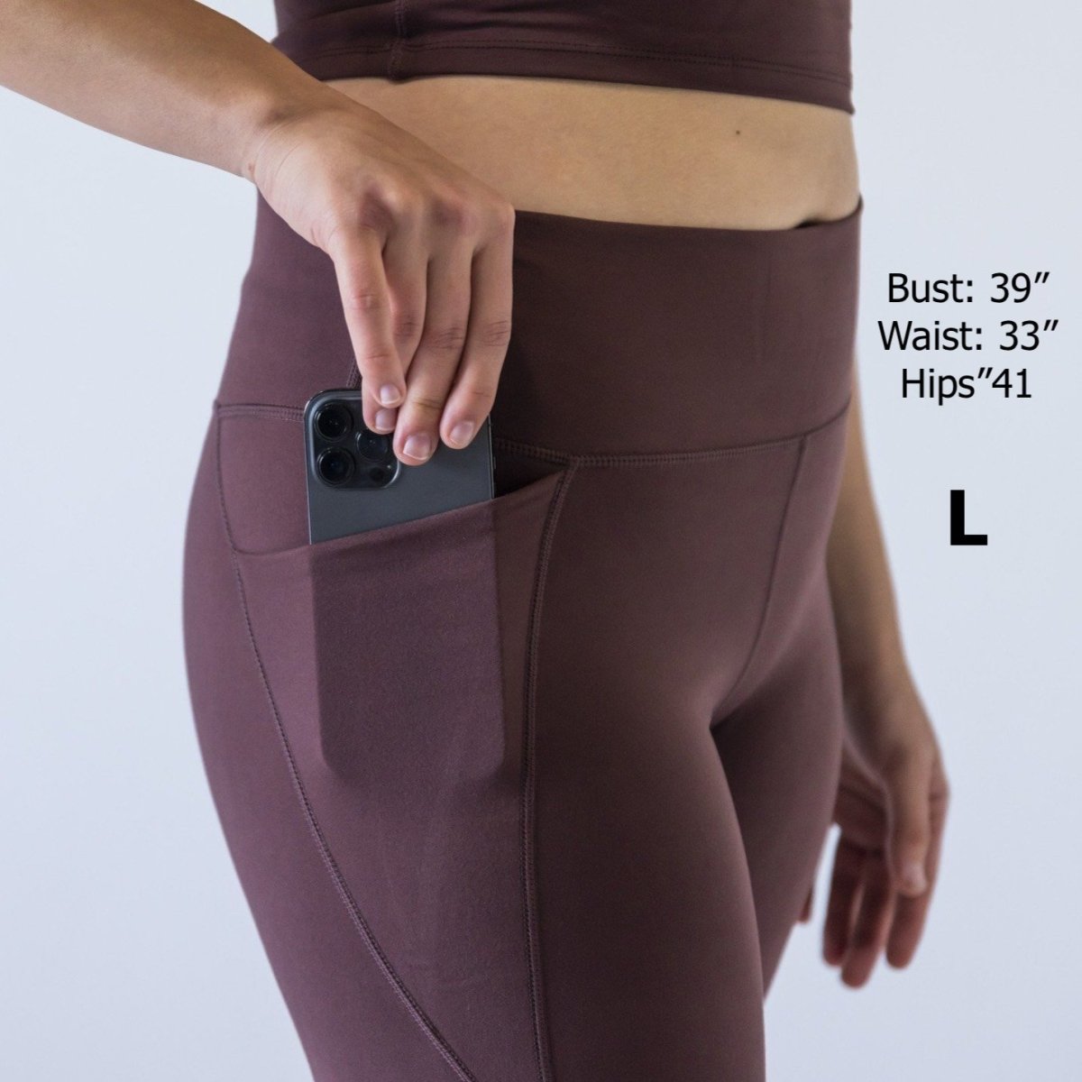 Biker Shorts (8 in. inseam) - Fossil - Senita Athletics