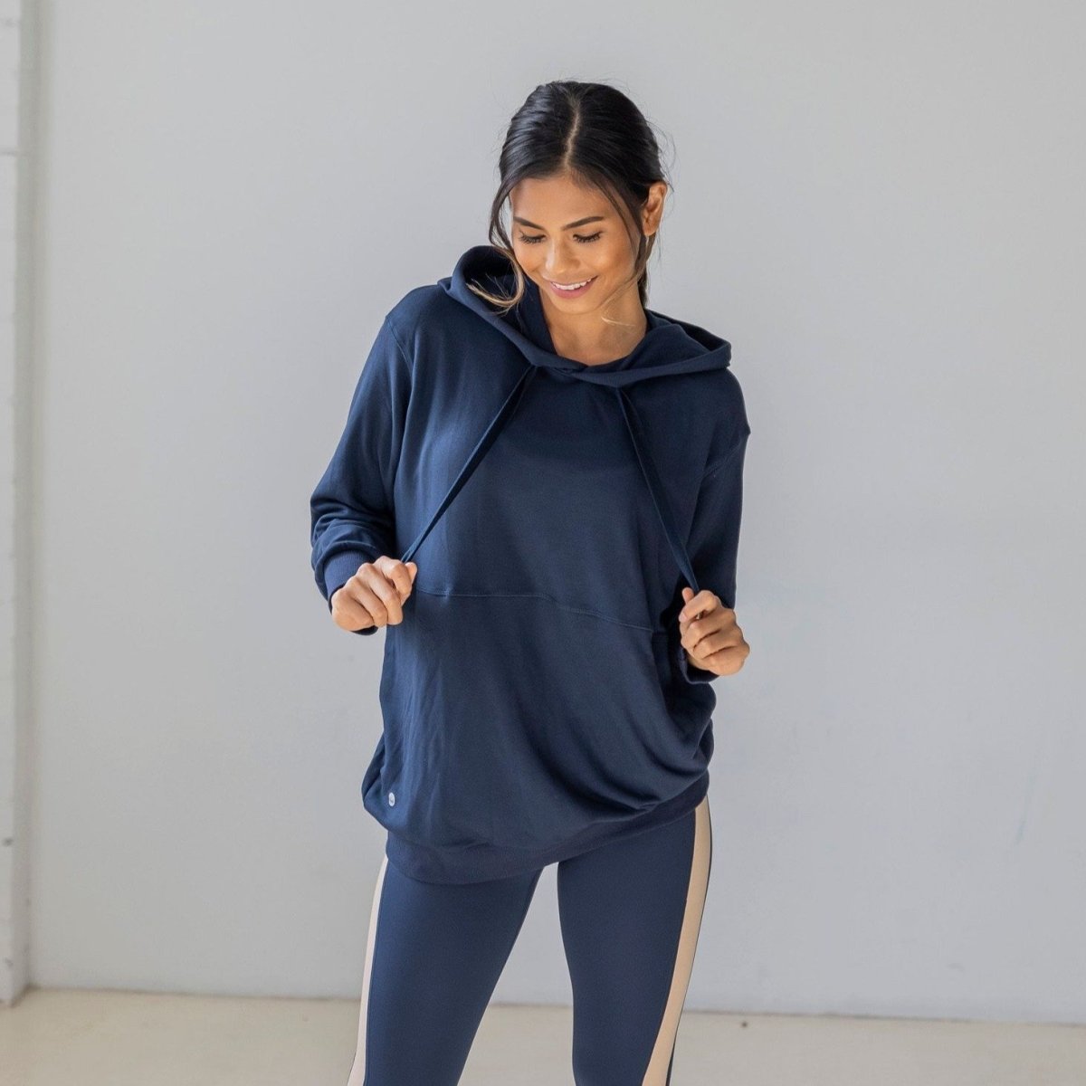 Brittany Oversized Hoodie - Navy - Senita Athletics