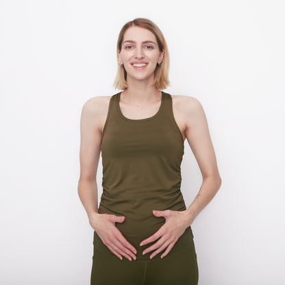 Bumpin' Maternity Tank - Everglade Spruce