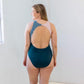 Cabana One Piece - Blush/Striped Ponderosa - Senita Athletics