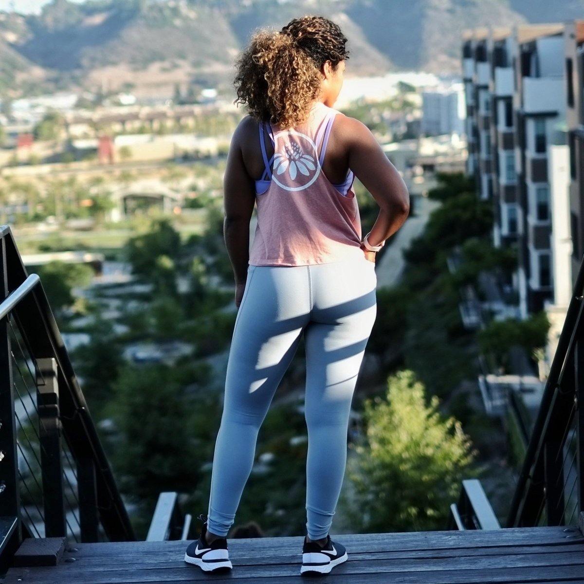 Cropped Tank - Heathered Peach - Senita Athletics