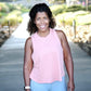 Cropped Tank - Heathered Peach - Senita Athletics