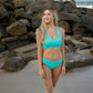 Sun City Bikini Bottoms - Turquoise - Senita Athletics
