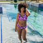 Deep Dive Bikini Top - Berry Tie Dye - Senita Athletics