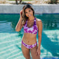 Deep Dive Bikini Top - Berry Tie Dye - Senita Athletics