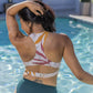 Deep Dive Bikini Top - Sunbleached Palms - Senita Athletics