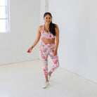 Denali Laser Cut Capris - Splash - Senita Athletics