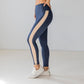 Division Leggings - Navy/Latte - Senita Athletics