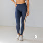 Division Leggings - Navy/Latte - Senita Athletics