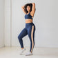 Division Leggings - Navy/Latte - Senita Athletics