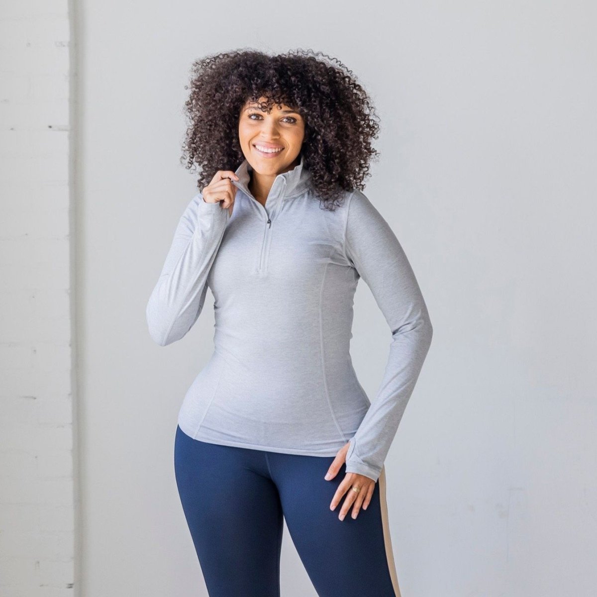 Dynamic Pullover - Heathered Gray - Senita Athletics