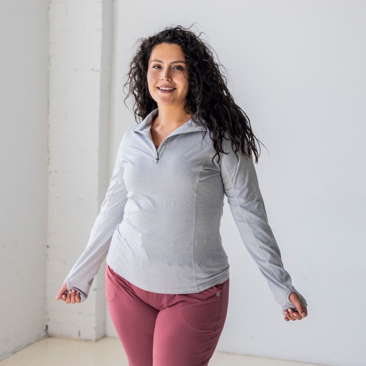 Dynamic Pullover - Heathered Gray - Senita Athletics