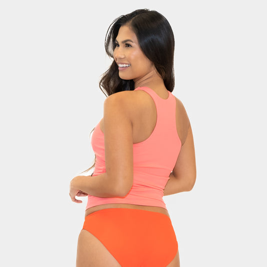 Eliza Tankini - Coral - FINAL SALE