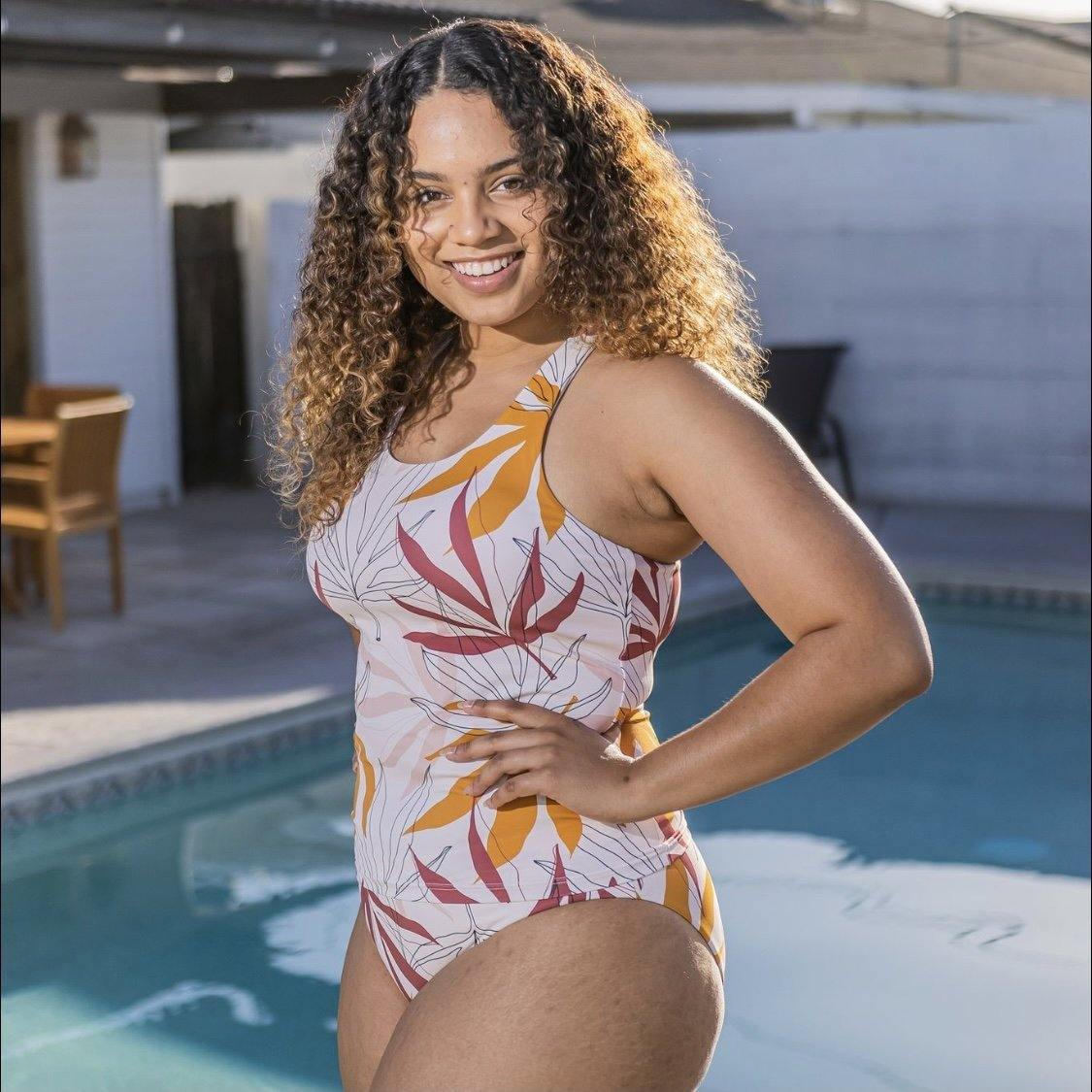 Eliza Tankini - Sunbleached Palms - Senita Athletics