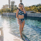 Elle Bikini Top - Pacific Tie Dye - Senita Athletics