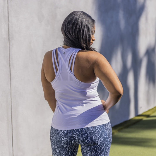 Essential Tank - White - Senita Athletics