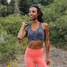 Everyday V-Neck Nursing Sports Bra - Impressions - Senita Athletics