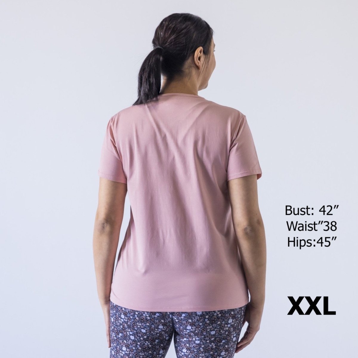 Full Length Pocket Tee - Dusty Rose - Senita Athletics