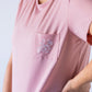 Full Length Pocket Tee - Dusty Rose - Senita Athletics