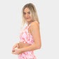 Grace Bikini Top - Coral Floral