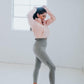 Hailey Cropped Half Zip - Blush - Senita Athletics