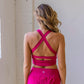 Harmony Crop Top - Raspberry - Senita Athletics