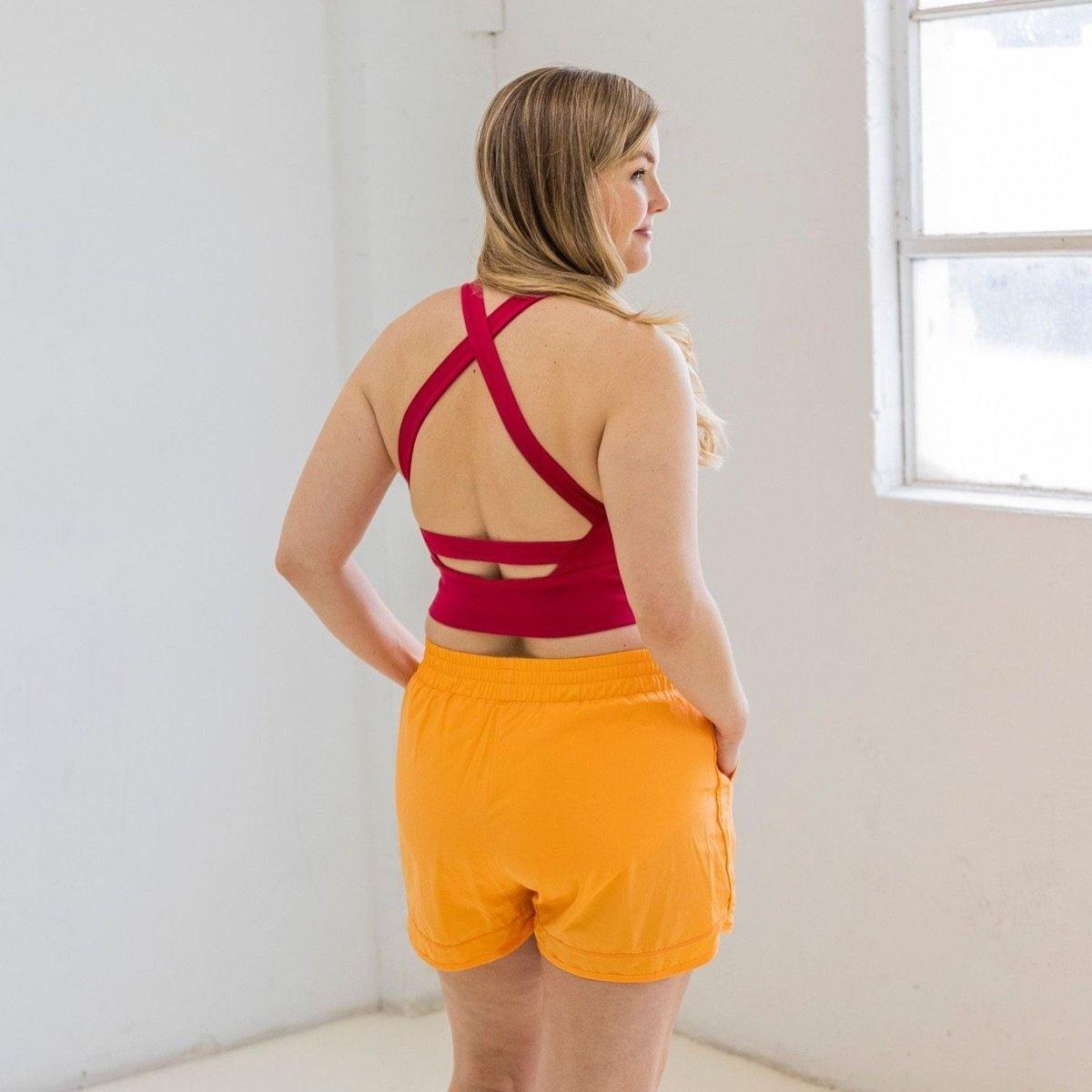 Harmony Crop Top - Raspberry - Senita Athletics