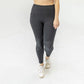 High Waisted Moto Leggings - Black - Senita Athletics