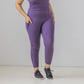 High Waisted Vinyasa 7/8 Capris - Eggplant - Senita Athletics