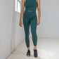 High Waisted Vinyasa 7/8 Capris - Ponderosa - Senita Athletics