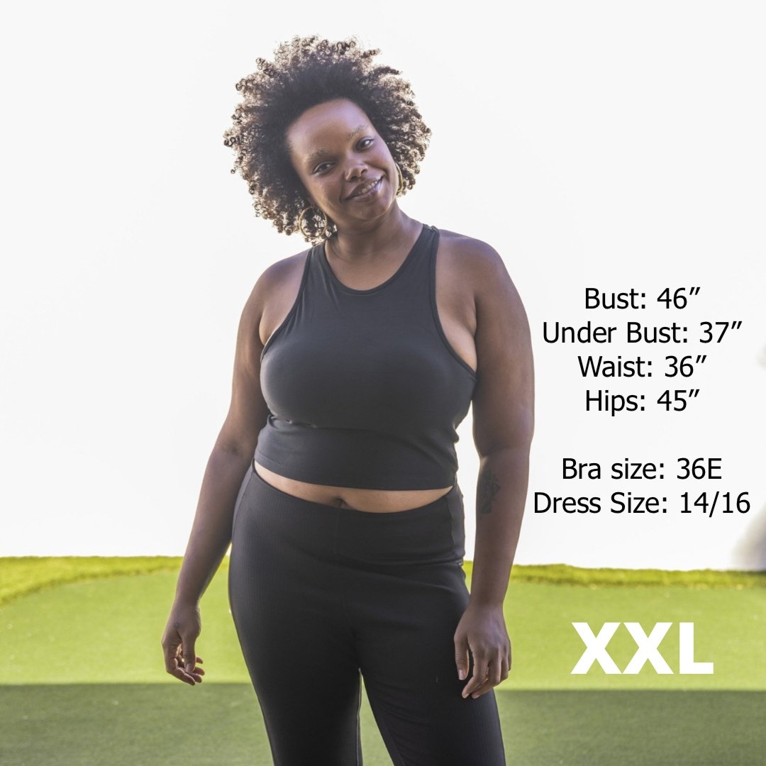 Holly Crop Top - Black - Senita Athletics