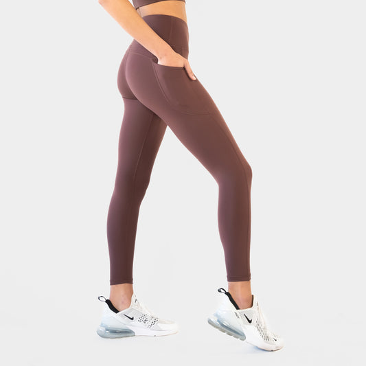 Skin Wrap Front Leggings - Black – Senita Athletics