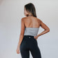 Jazz Halter Top - Heathered Gray - Senita Athletics